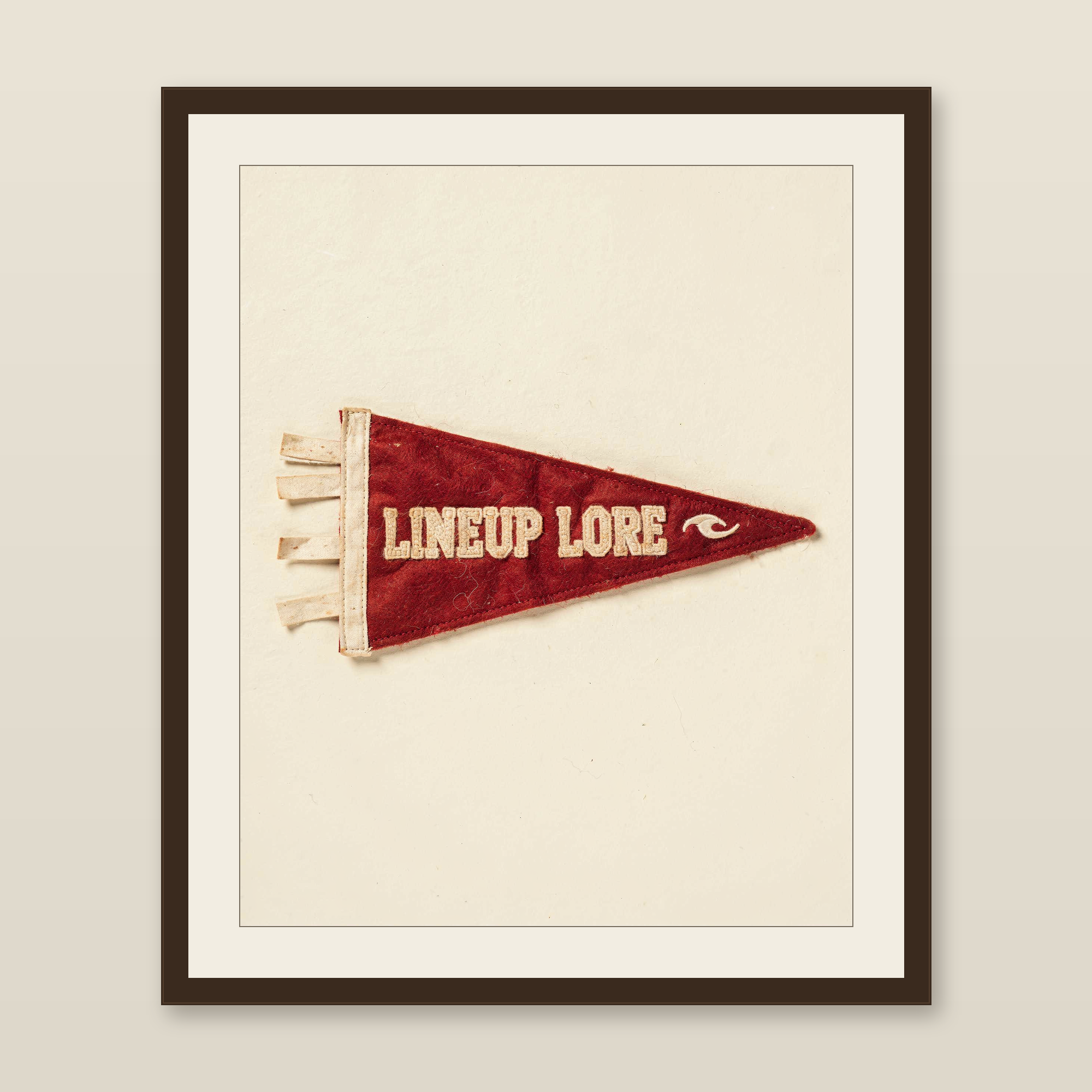 Lineup Lore Surf Pennant