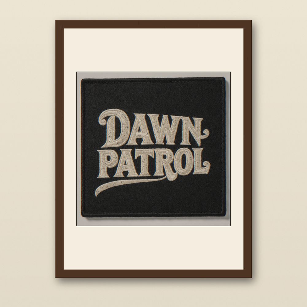 Dawn Patrol Surf Patch Print