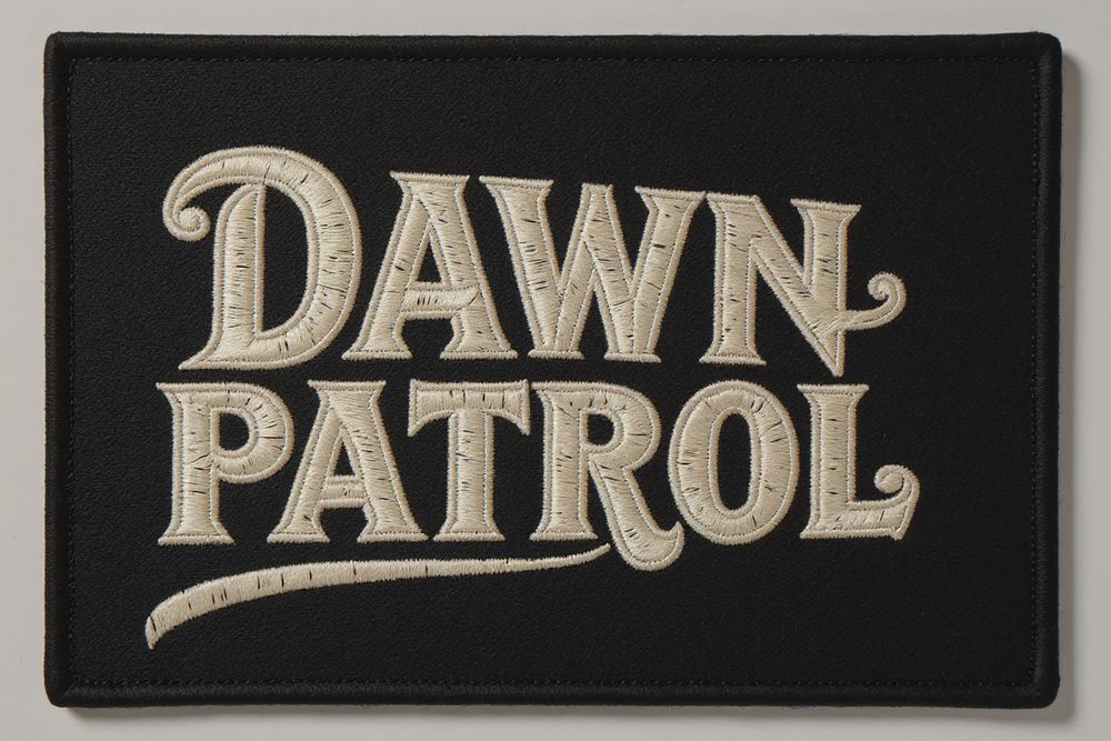 Dawn Patrol Surf Patch Print — room mockup