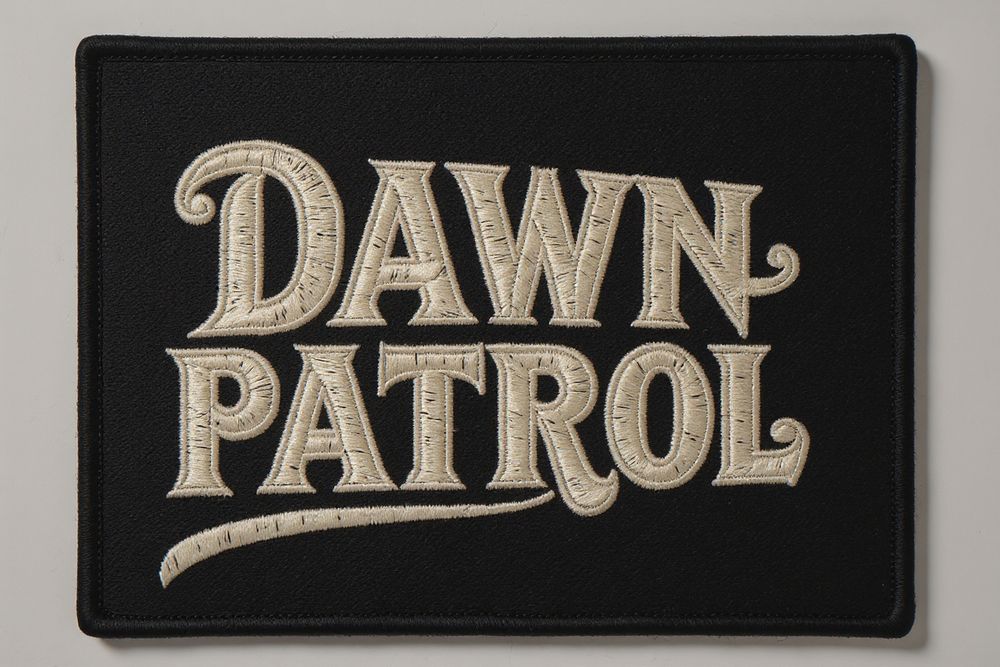 Dawn Patrol Surf Patch Print — room mockup