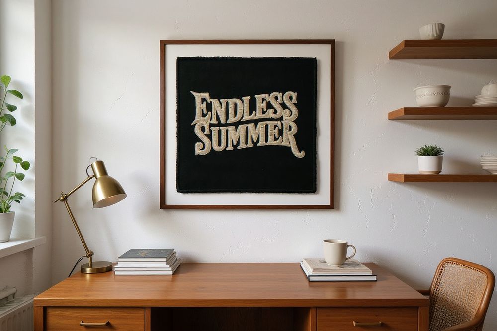 Endless Summer Patch Print — room mockup