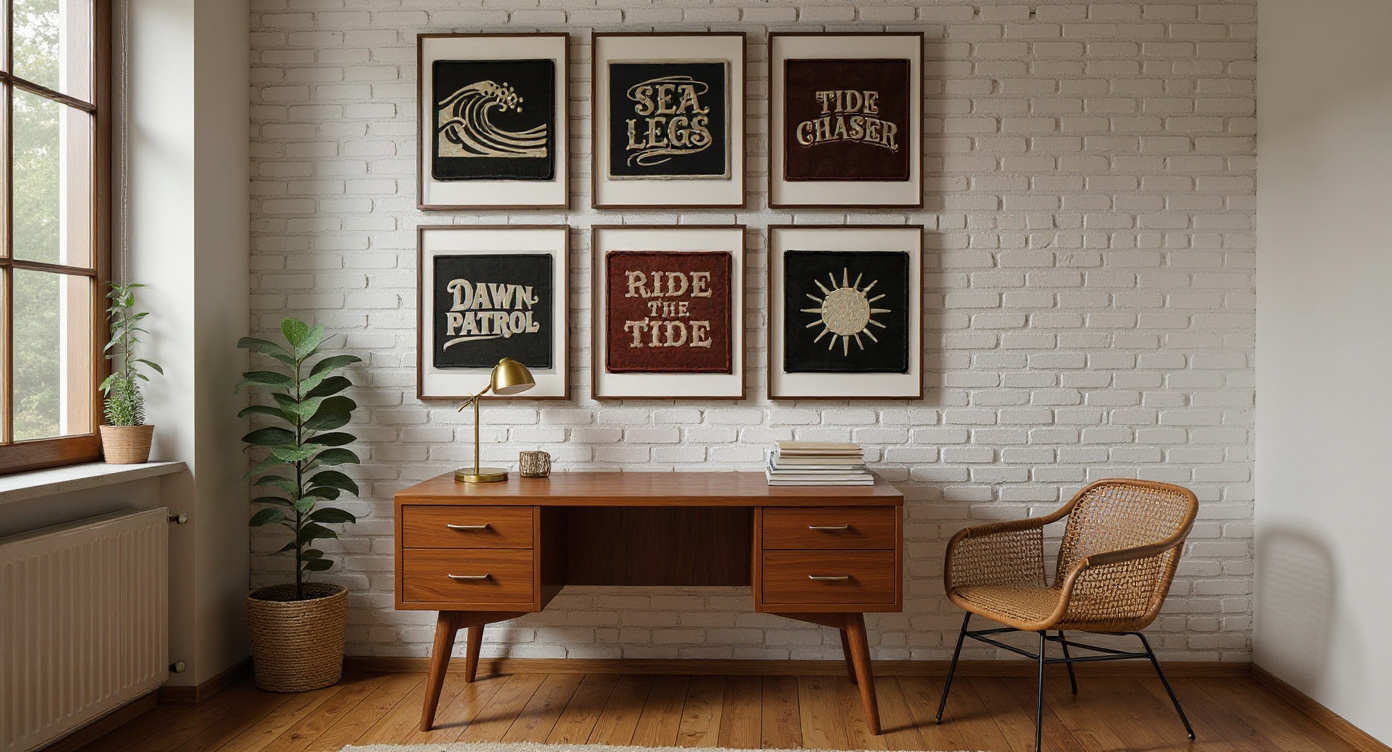 Surf Patch Gallery Wall Set