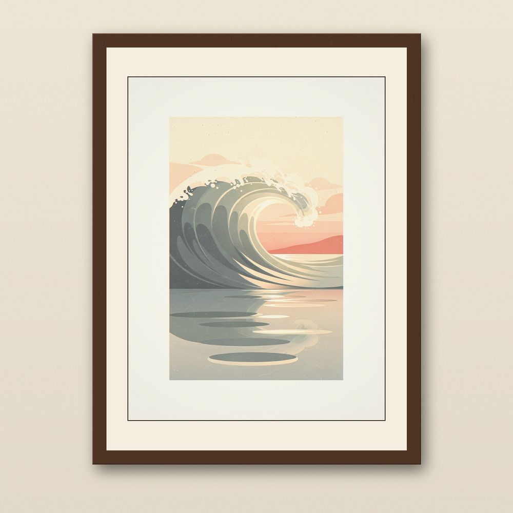 Ocean Wave Nursery Art