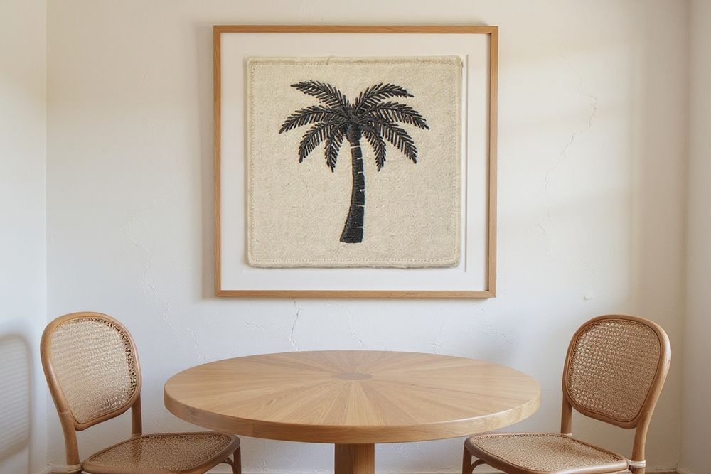 Palm Tree Patch Print