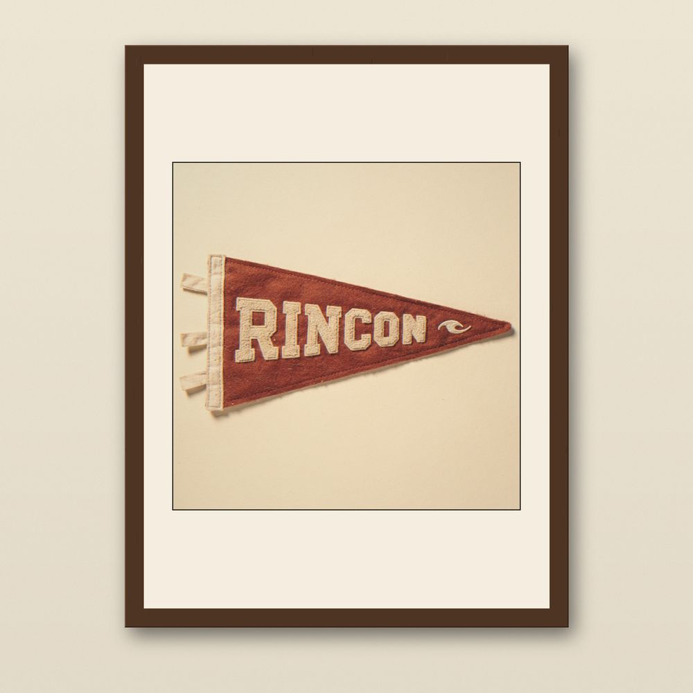 Pipeline Surf Pennant Print