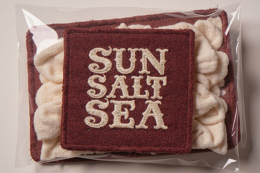 Sun Salt Sea Patch Print — room mockup