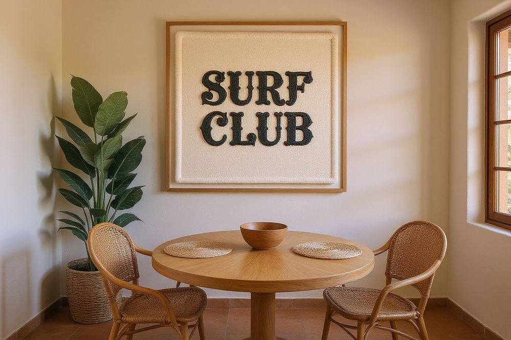 Surf Club Patch Print
