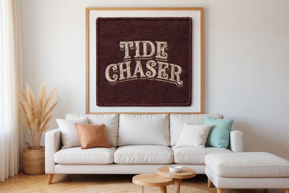Tide Chaser Patch Print — room mockup