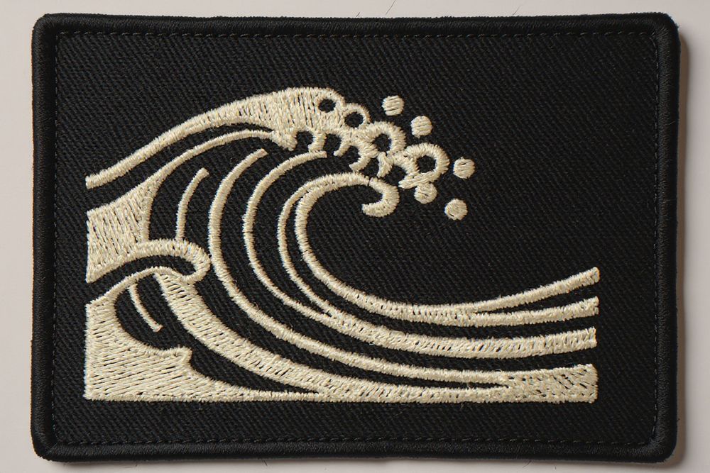 Wave Chaser Patch Print — room mockup