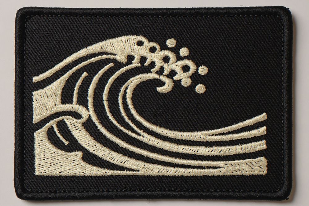 Wave Chaser Patch Print — room mockup
