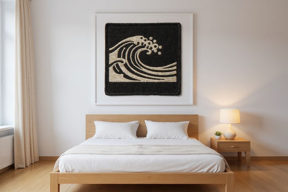 Wave Chaser Patch Print — room mockup