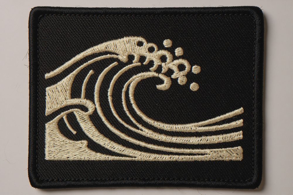 Wave Chaser Patch Print — room mockup